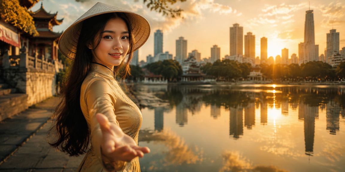 Không gian VIP Hà Nội với biểu tượng nón lá và ưu đãi thành viên vty31