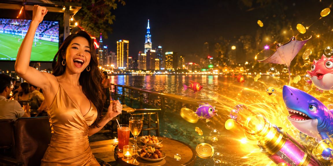 Người chơi tại TP.HCM tham gia trò chơi bắn cá tại chợ đêm, thể hiện văn hóa giải trí ban đêm Việt Nam