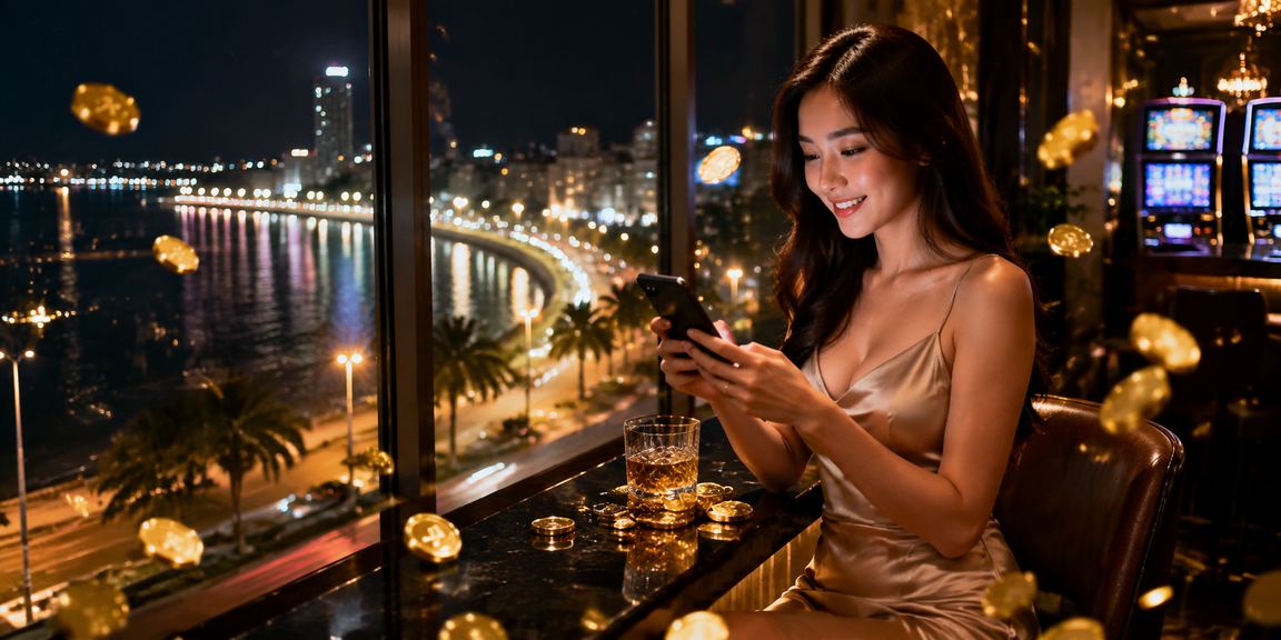 Người chơi trải nghiệm slot game tại Phan Thiết trên thiết bị di động