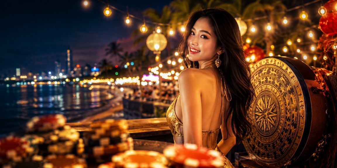 Người dùng nạp tiền vào tài khoản casino trực tuyến qua điện thoại tại khu nghỉ dưỡng Phú Quốc